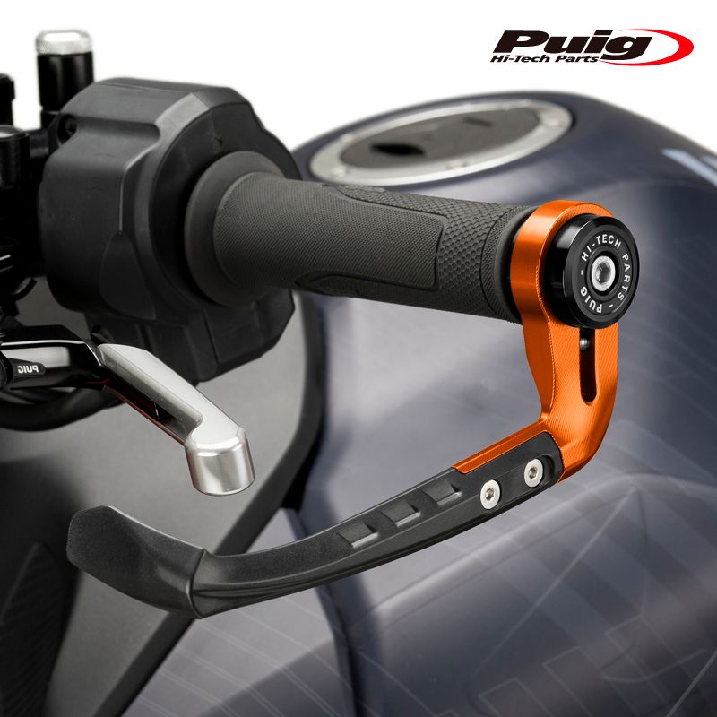 Puig 21994T CLUTCH LEVER PROTECTOR RAW ORANGE 汎用 プーチ クラッチレバープロテクター