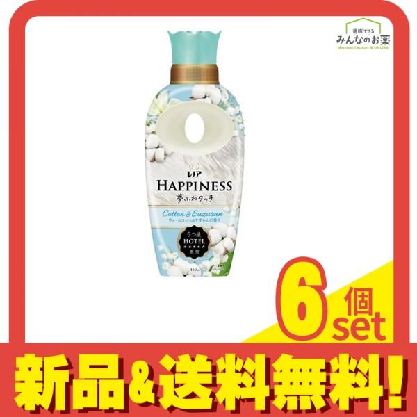 レノアハピネス 夢ふわタッチ ウォームコットン-すずらん 450mL 本体 6個セット