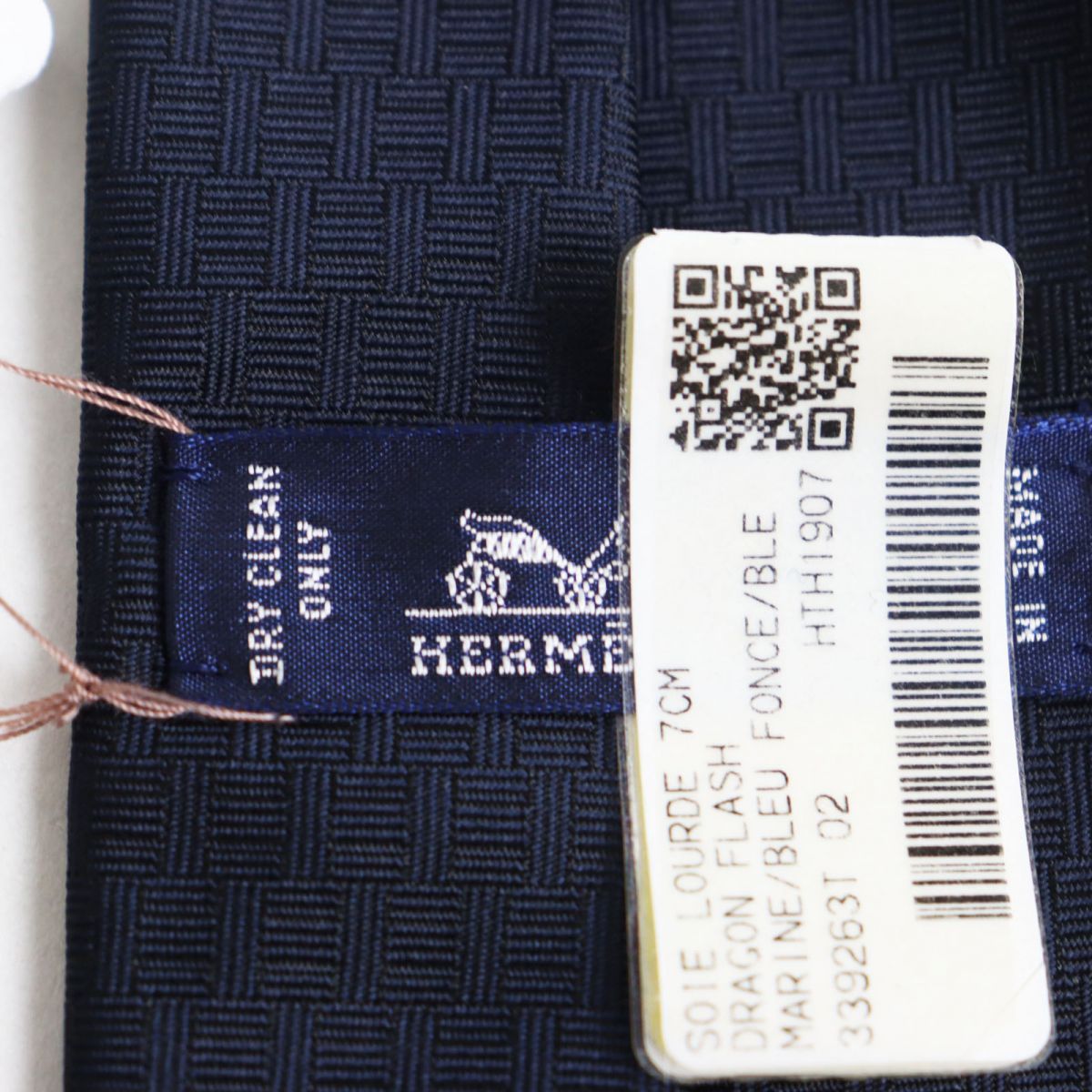 未使用○HERMES エルメス ヘヴィシルクタイ Dragon Flash