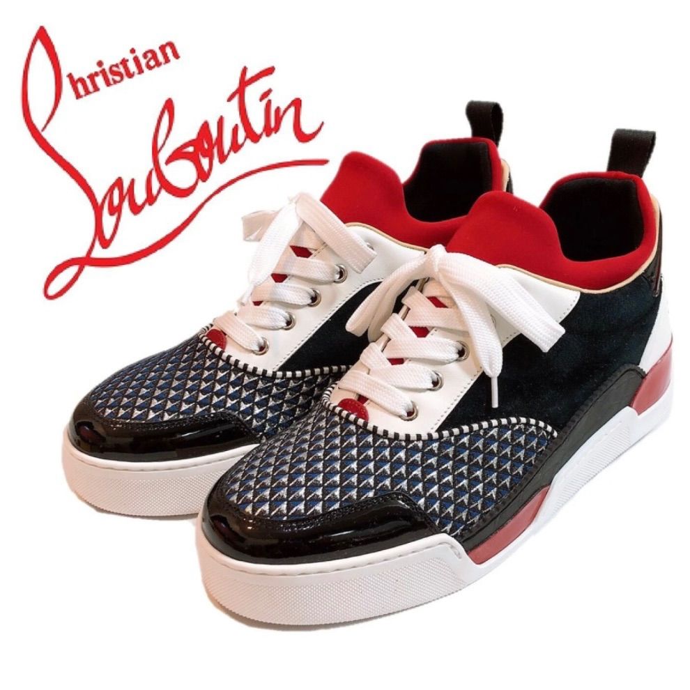 即発送可能】 スタッズ ルブタン - Louboutin Christian マルチカラー