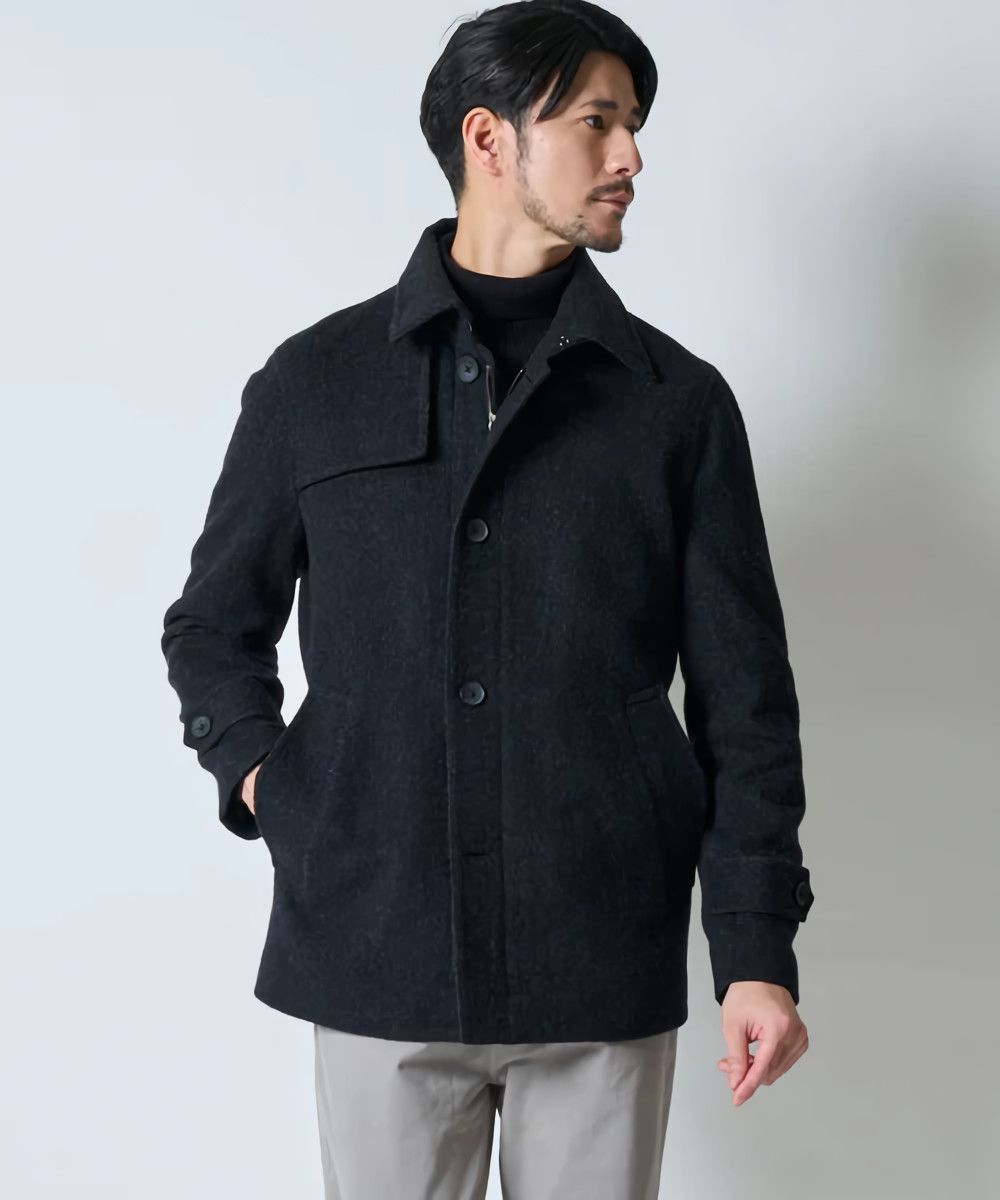 テットオム コート モスグリーン TETE HOMME 加藤和孝 TETE-M0101-2.jpg