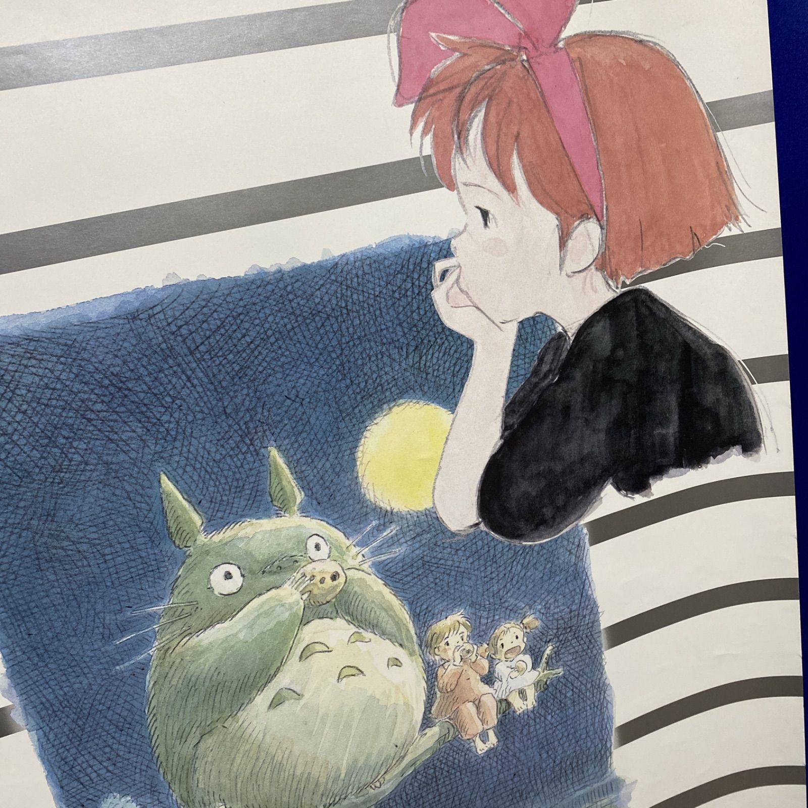 ジブリ 宮崎駿 B2ポスター 魔女の宅急便 となりのトトロ 風の谷のナウシカ