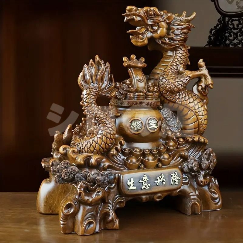龍 ドラゴン 竜 置物 オブジェ 樹脂 風水 開運 縁起 干支 中国 玄関 寝室 方角 店舗 金運 仕事運 健康運 商売繁盛 風水グッズ 伝統的 高品質 店舗 インテリア
