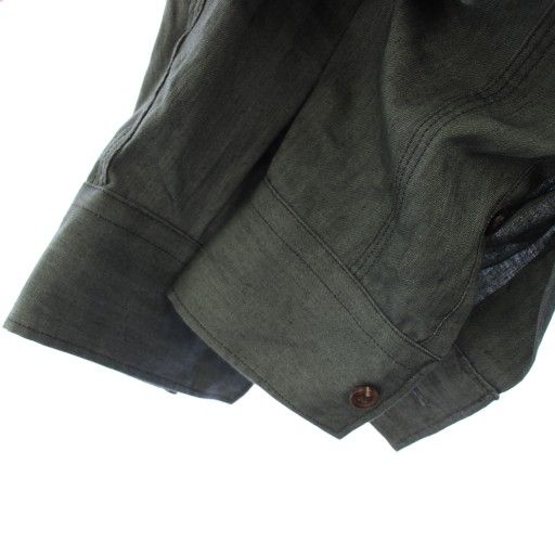 ヒューベント HUM VENT ボタンダウンシャツ 長袖 2 緑 HV302001ER /TK  