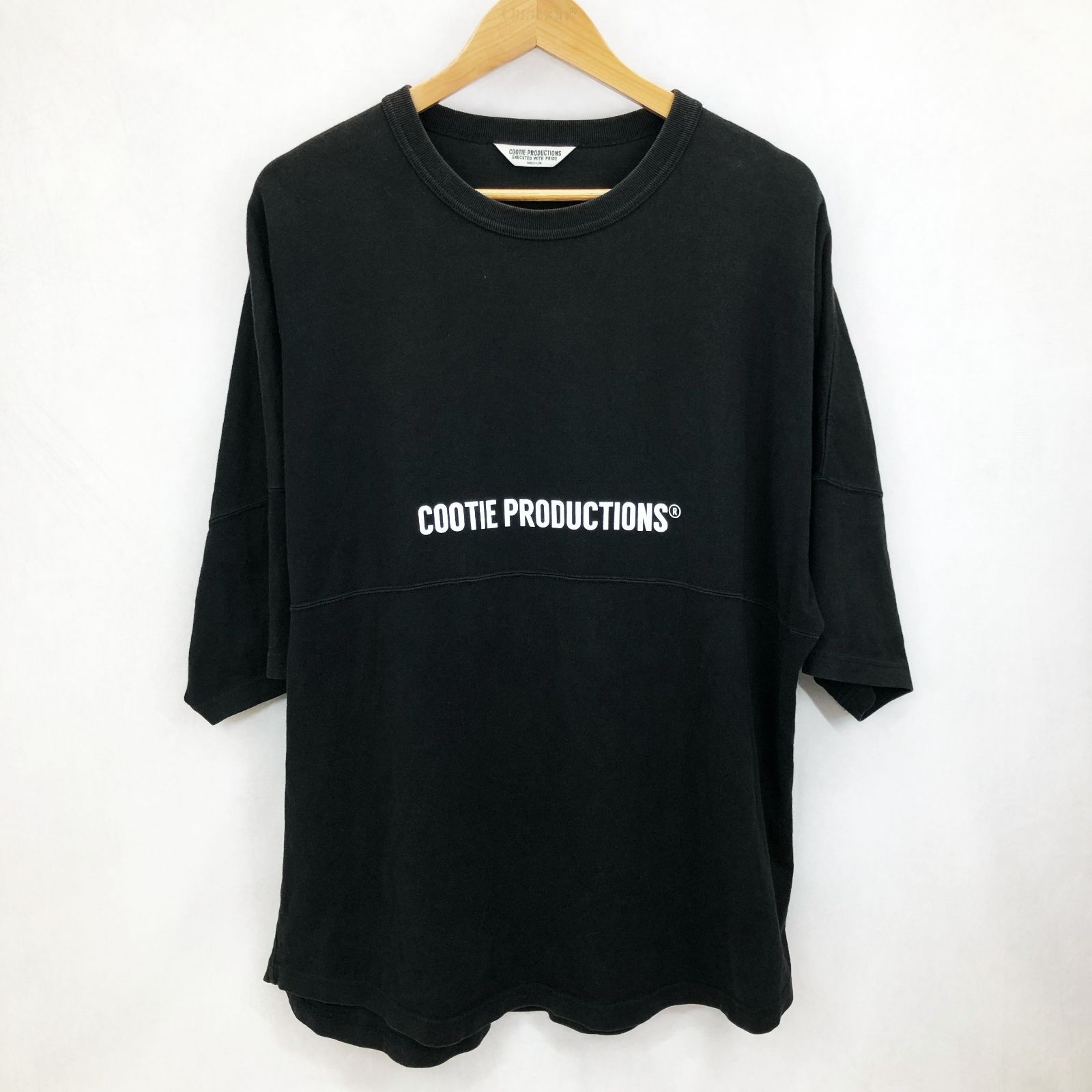 COOTIE PRODUCTIONS ビッグシルエット Tシャツ ブラック　美品 COOTIE PRODUCTIONS クーティー プロダクションズ ビッグシルエット