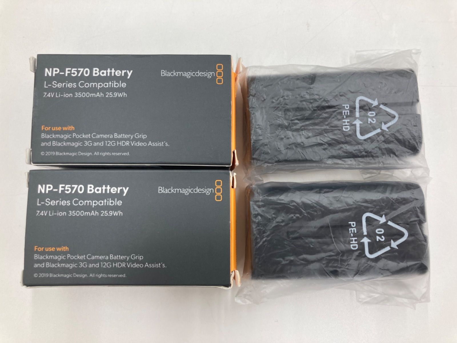 Blackmagicdesign NP-F570 Battery カメラ バッテリー 2つ Blackmagicdesign NP-F570 Battery カメラ バッテリー 2つ