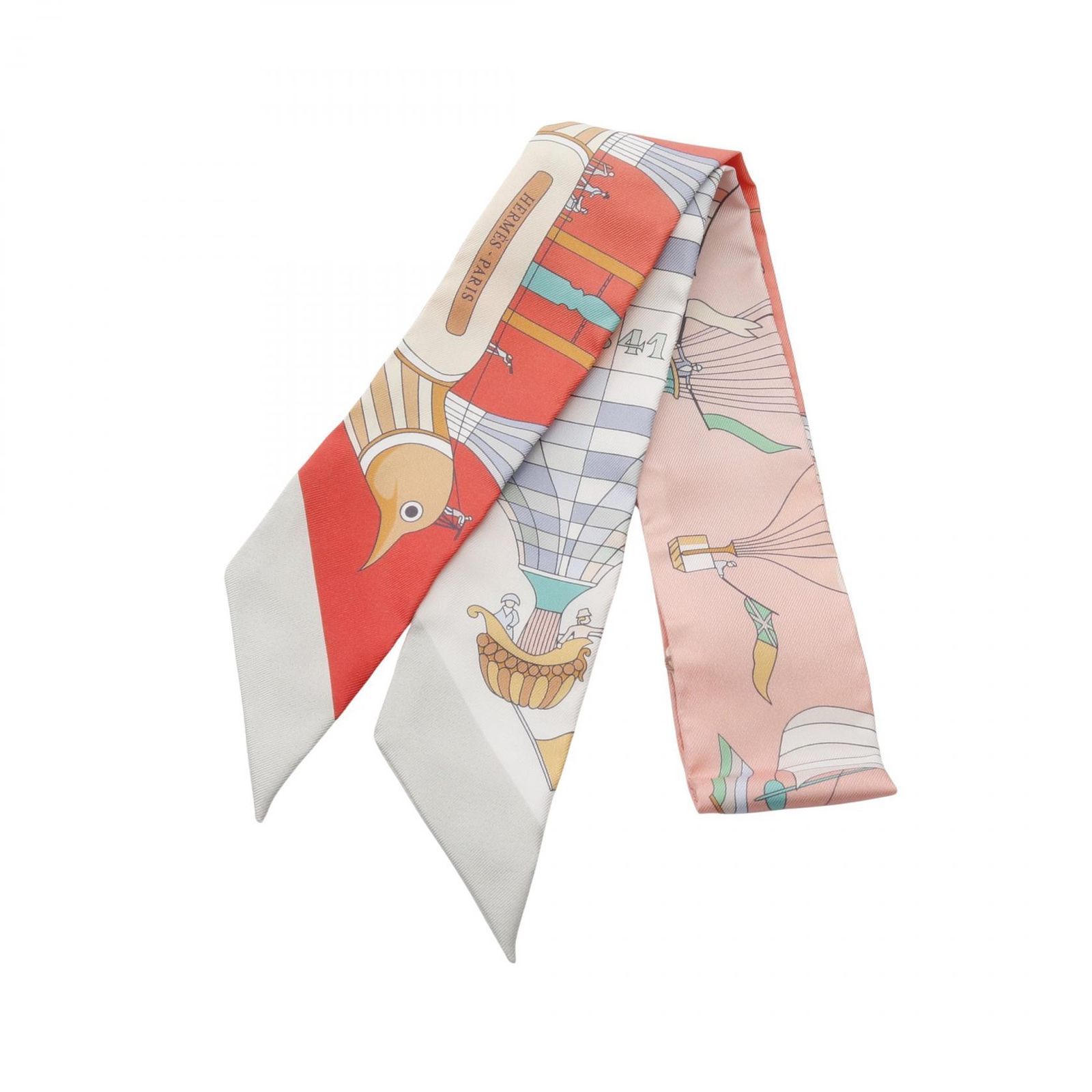 HERMES ツイリーLes Folies Du Ciel HERMES エルメス ツイリー LES FOLIES DU CIEL スカーフ - メルカリ
