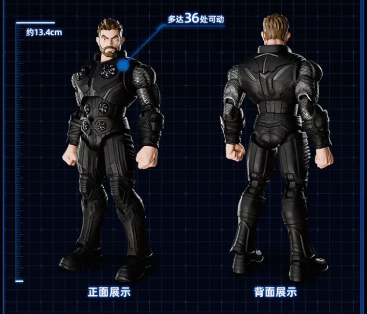 海外限定 マイティ・ソー プラモデル アクションフィギュア 可動