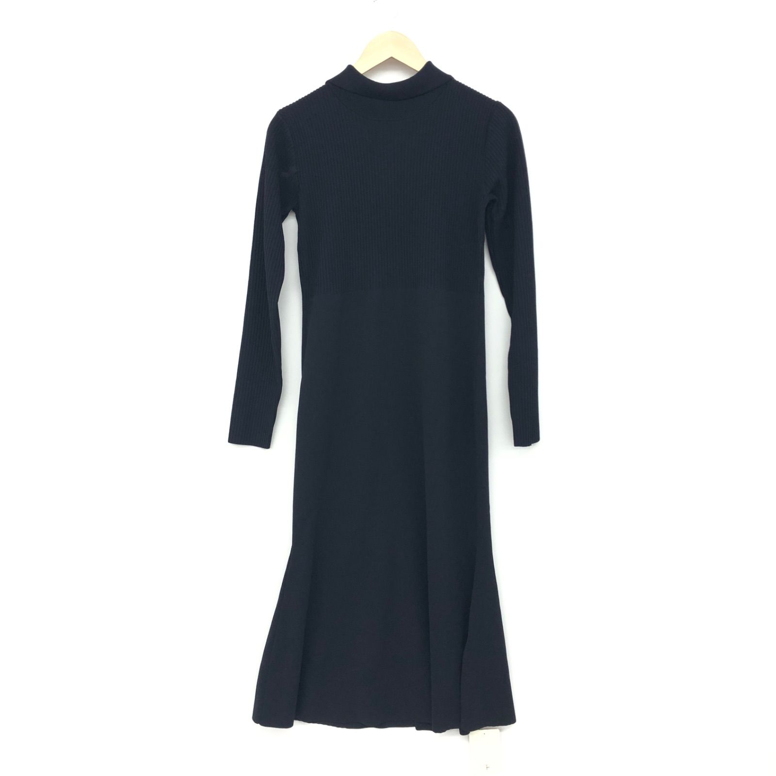 ノーブル NOBLE タグ付き 22SS カラーブロックニットワンピース ロング