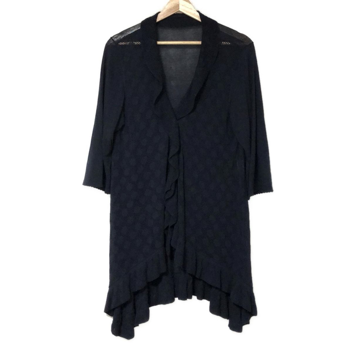 トクコ カーデガン 希少デザイン】TOKUKO 1er VOL ウール100% 刺繍 花