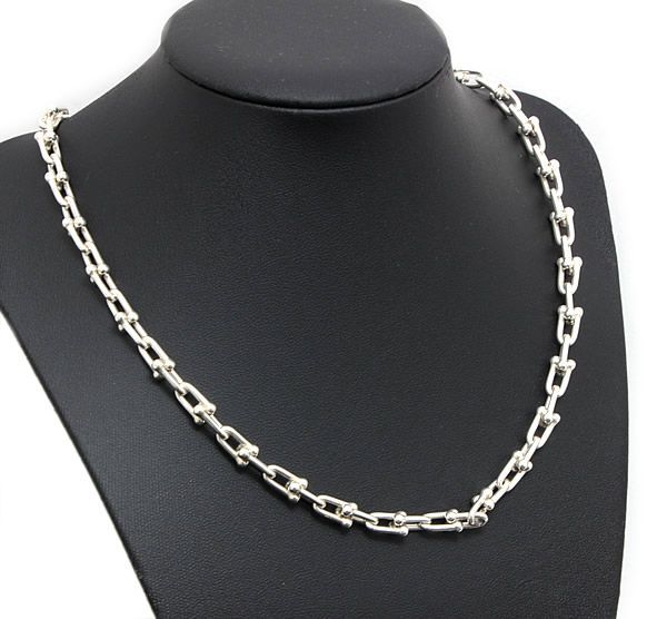 ティファニー ハードウェア スモールリンク シルバー ネックレス 61383