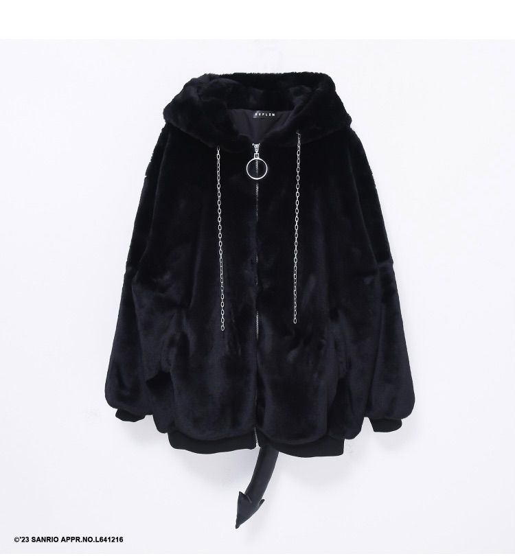 特選品 civarize サンリオ クロミ ファー パーカー アウター REFLEM ...