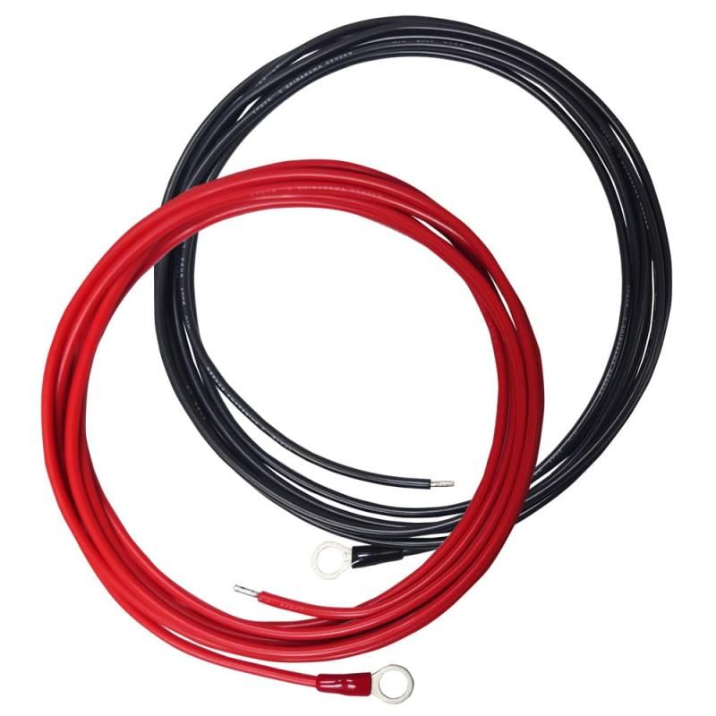 3m KIV 2SQ バッテリー ケーブル ソーラー充電 R2-8 丸形 裸圧着端子 電気柵 接続 赤 黒 各1点 セット - メルカリ