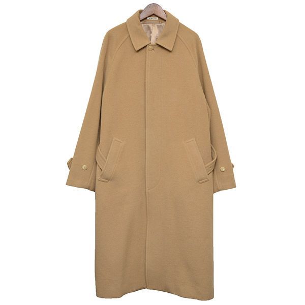 AURALEE オーラリー 21AW CASHMERE WOOL MOSSER SOUTIEN COLLAR COAT