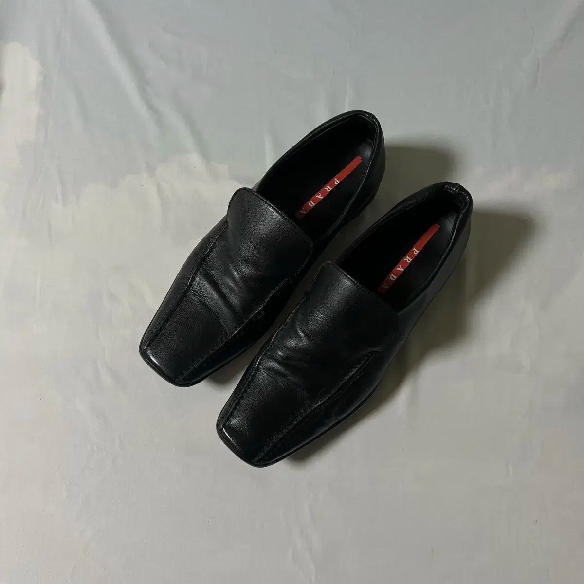 Prada sports slip on loafers