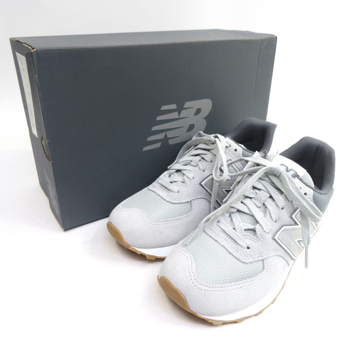 【未使用】NEW BALANCE ニューバランス スニーカー ML574GRA US7.5 25.5cm 箱有