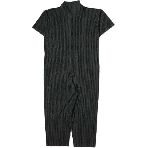 HOMME PLISSE ISSEY MIYAKE オムプリッセ イッセイミヤケ 24SS JUMPSUITS プリーツジャンプスーツ  HP41JI136 3 ブラック オールインワン g19034 - メルカリ