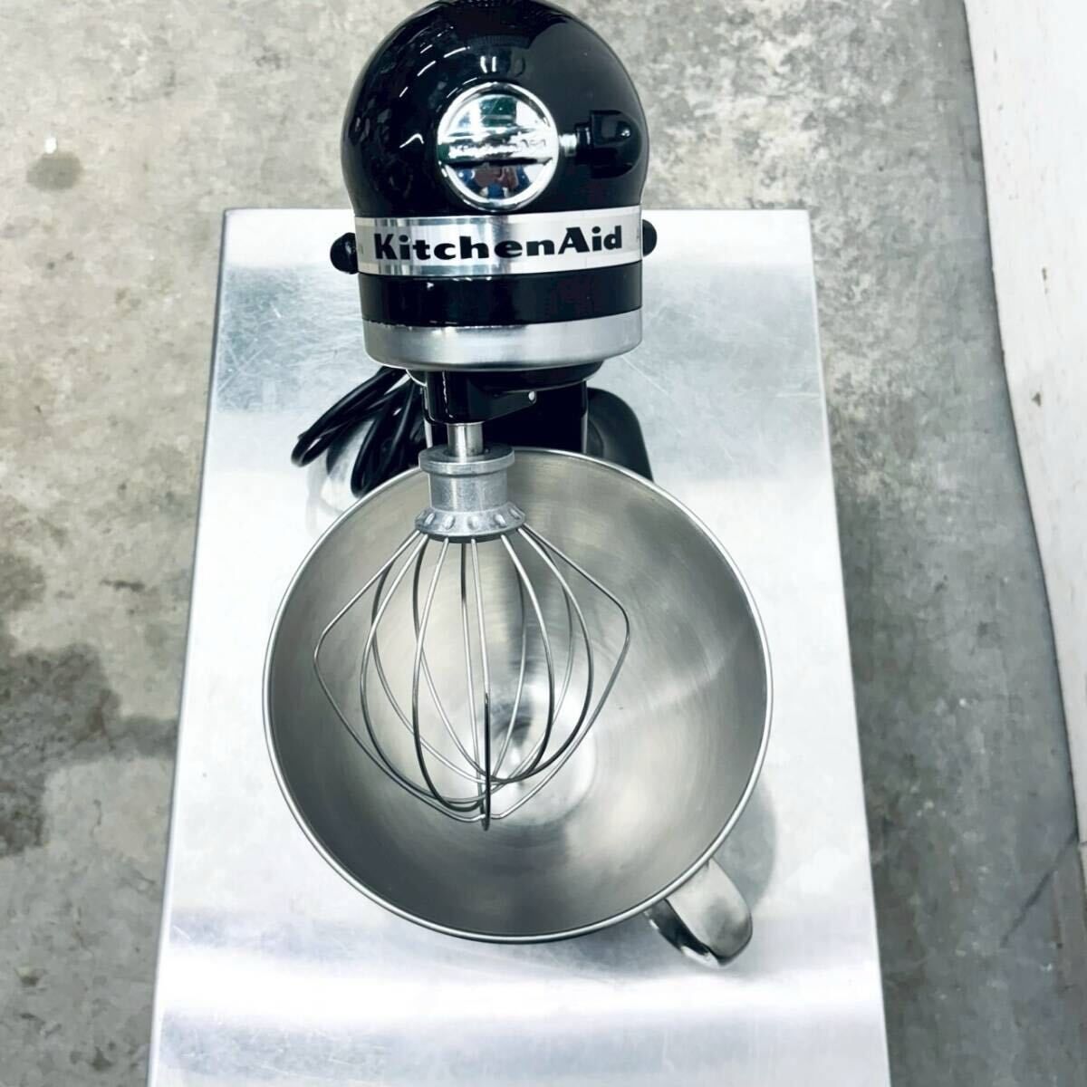 国内正規輸入品キッチンエイド Kitchen Aid スタンドミキサー KSM150+4.8Lボウル・フードグラインダー・注入用カバー付き 2022年製 FMI キッチンエイド スタンドミキサー KSM150OB オニキス