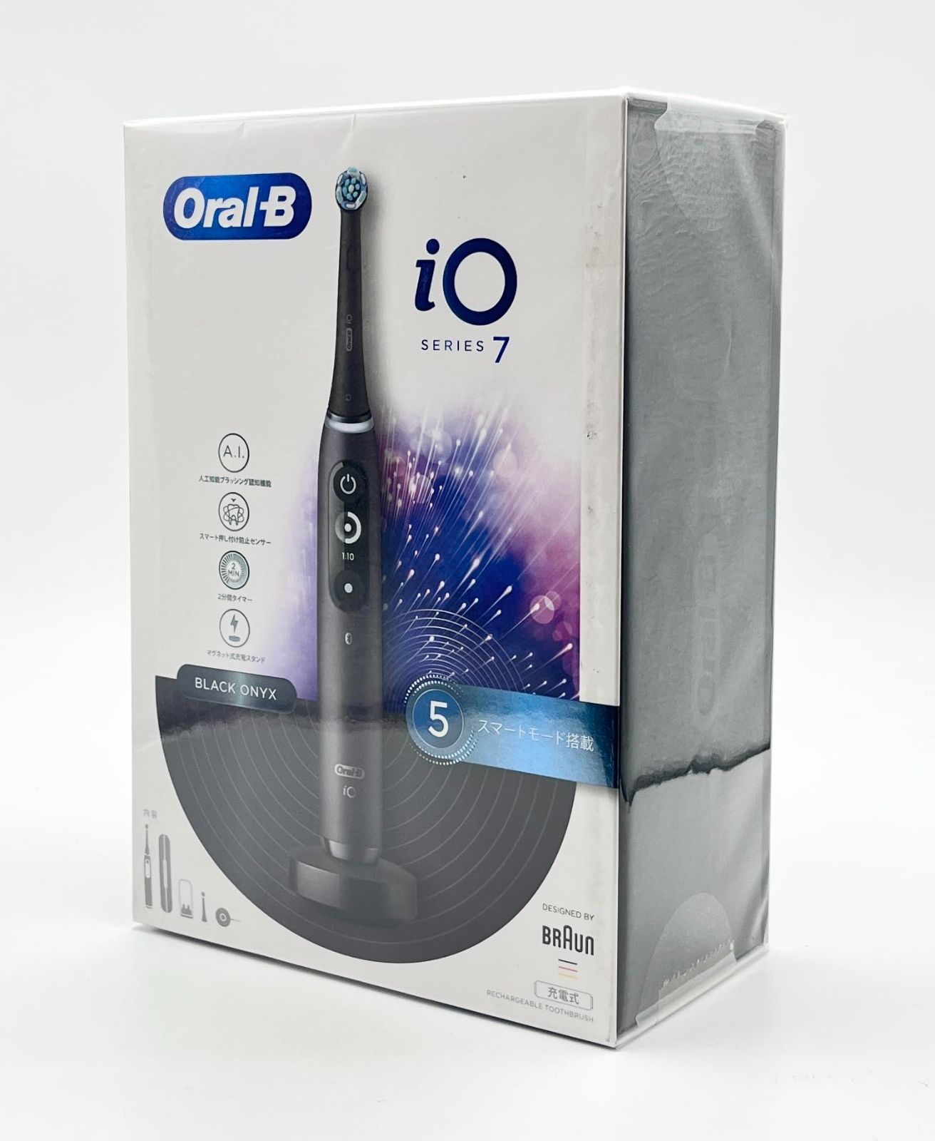 ブラウン オーラルB 電動歯ブラシ iO7 ブラック オニキス - 歯ブラシ