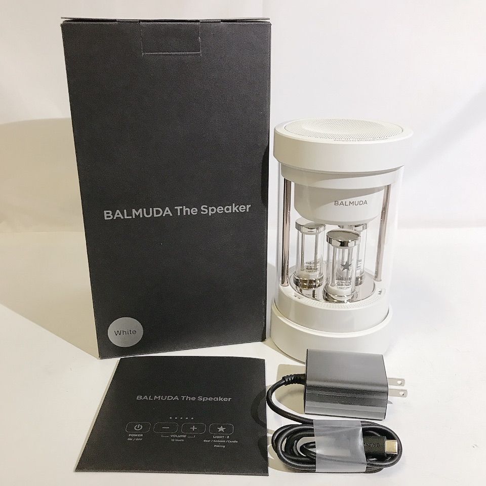 【美品】BALMUDA スピーカー ホワイト 箱あり Amazon.co.jp: バルミューダ ザ・スピーカー ホワイト Bluetooth