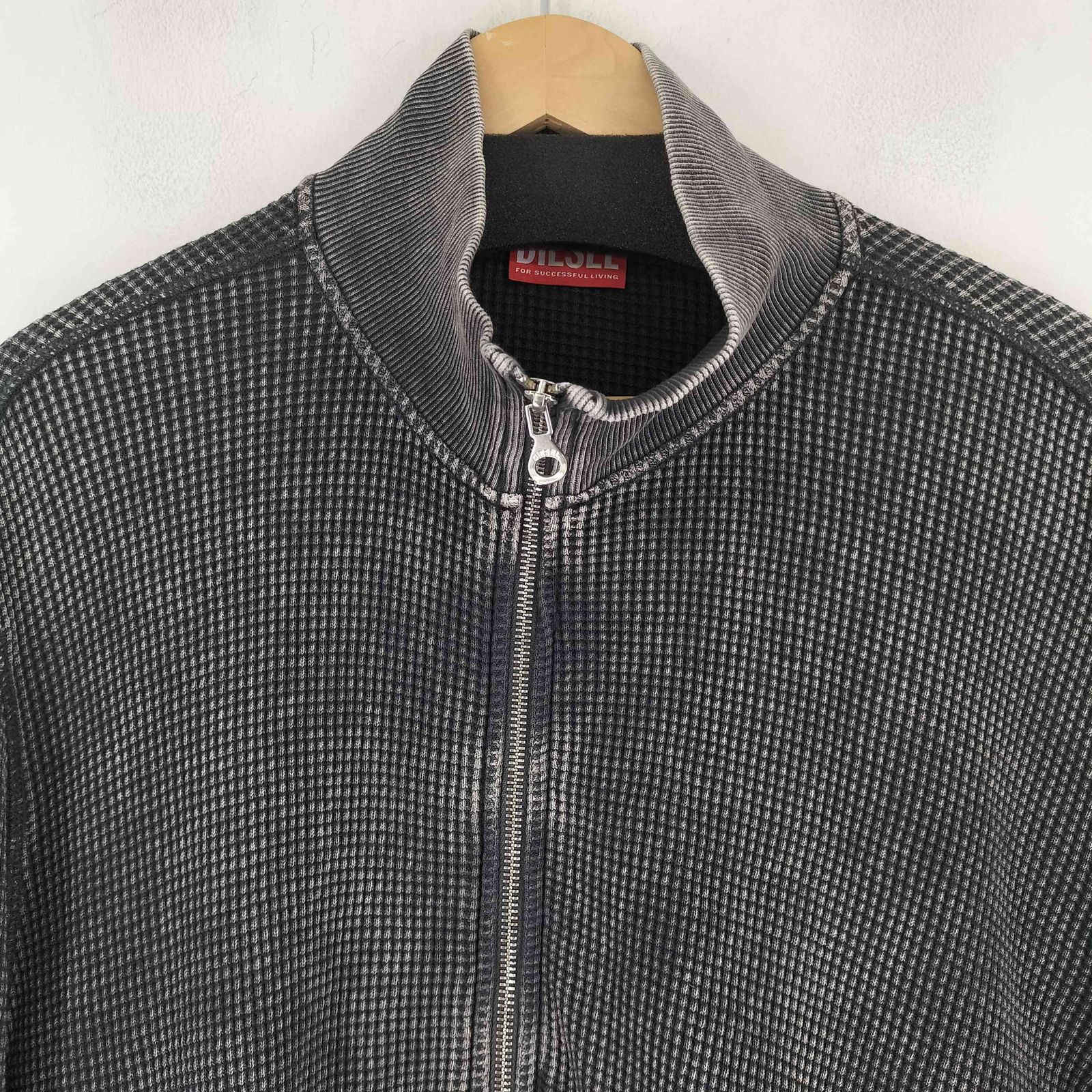 ディーゼル DIESEL 24SS S-GINAFY-ZIP マクロコットンワッフル 