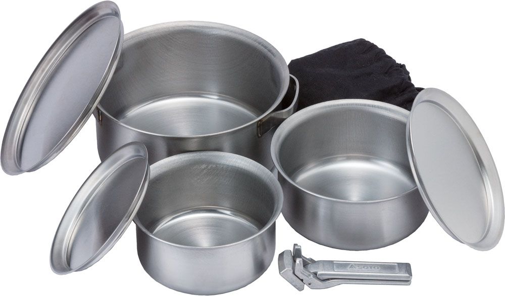 バーベキュー・調理用品 SOTO ソト SOTO アウトドア ステンレスヘビーポットGORA ゴーラ ST-950