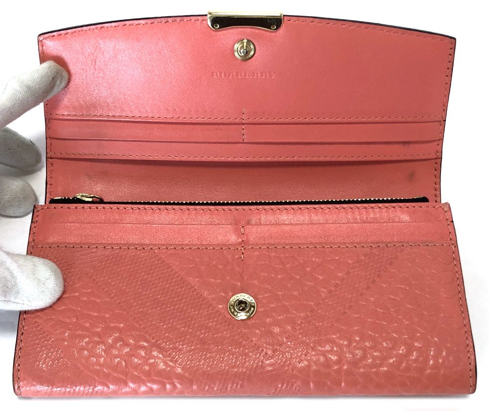 BURBERRY バーバリー　長財布　折り財布　PVC 未使用級‼️BURBERRY 長財布 ノバチェック 2つ折り PVC レザー