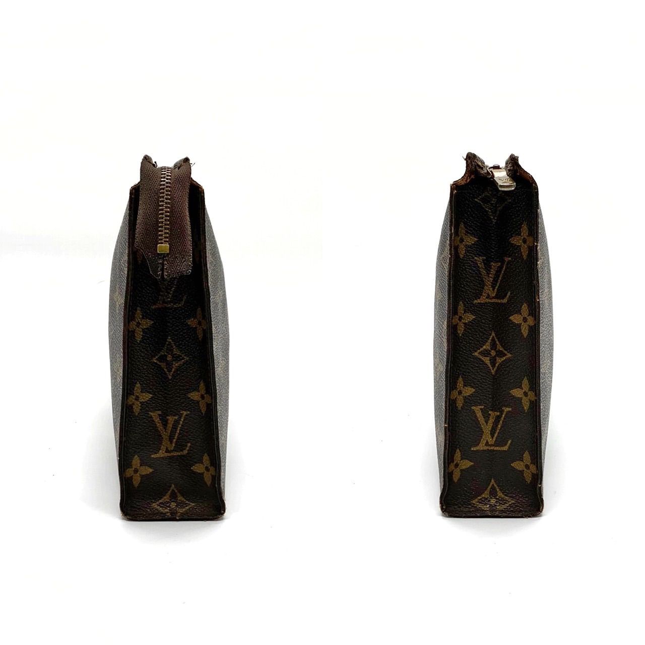 ✨良品✨ LOUISVUITTON ルイヴィトン クラッチバッグ ハンドバッグ モノグラム ポッシュトワレット 26 総柄 ゴールド金具 ロゴ型押し  PVCレザー ユニセックス レディース メンズ ブラウン 茶色 - メルカリ