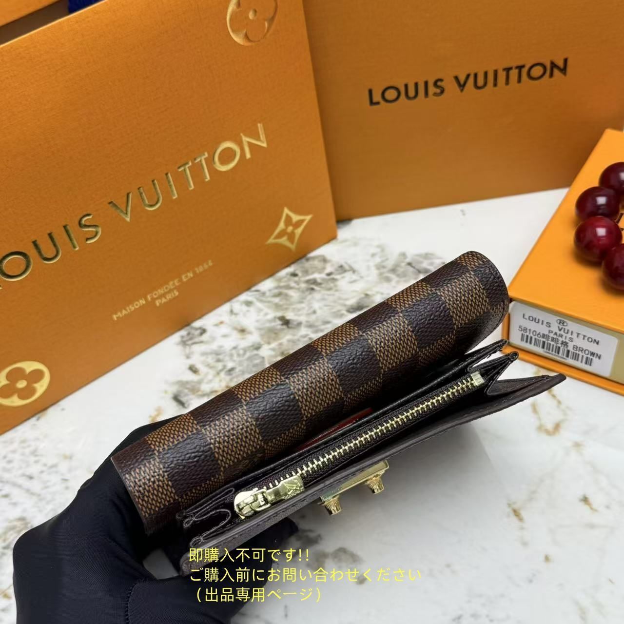 下難あり⚠️本日撤退⚠️LOUIS VUITTON 即購入不可 ❤︎必ずコメ必要 不動の人気 本日特価 LOUIS VUITTON 折り財布 ルイヴィトン 折り