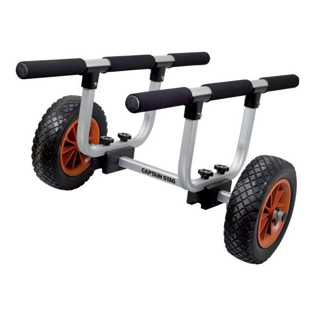 キャプテンスタッグ CAPTAIN STAG カヌー カヤック カヤックカート ビームアジャスト ノーパンクタイヤ US-5002 キャリー 牽引