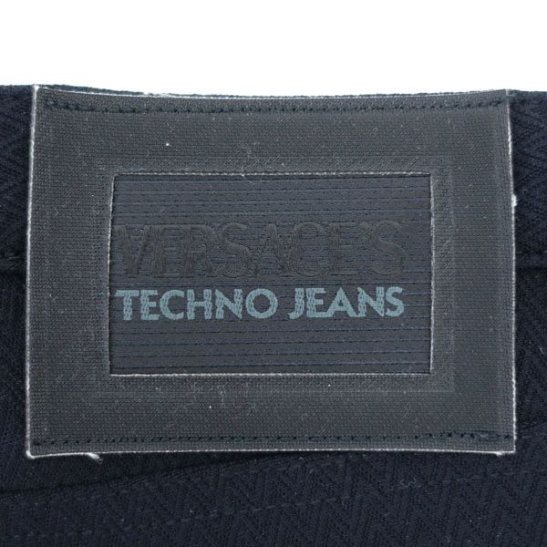 VERSACE TECHNO JEANS / ヴェルサーチ ◇デニムパンツ/総柄 VERSACE TECHNO JEANS / ヴェルサーチ ◇デニムパンツ/総柄