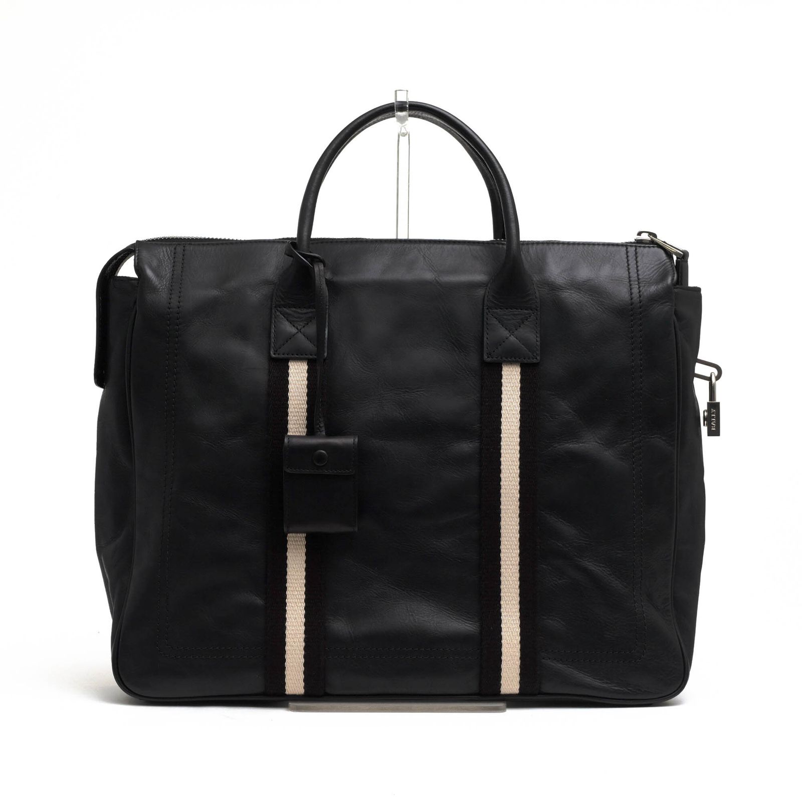 GIORGIO ARMANI ロゴ総柄 2way ブリーフケース レザー ジョルジオ