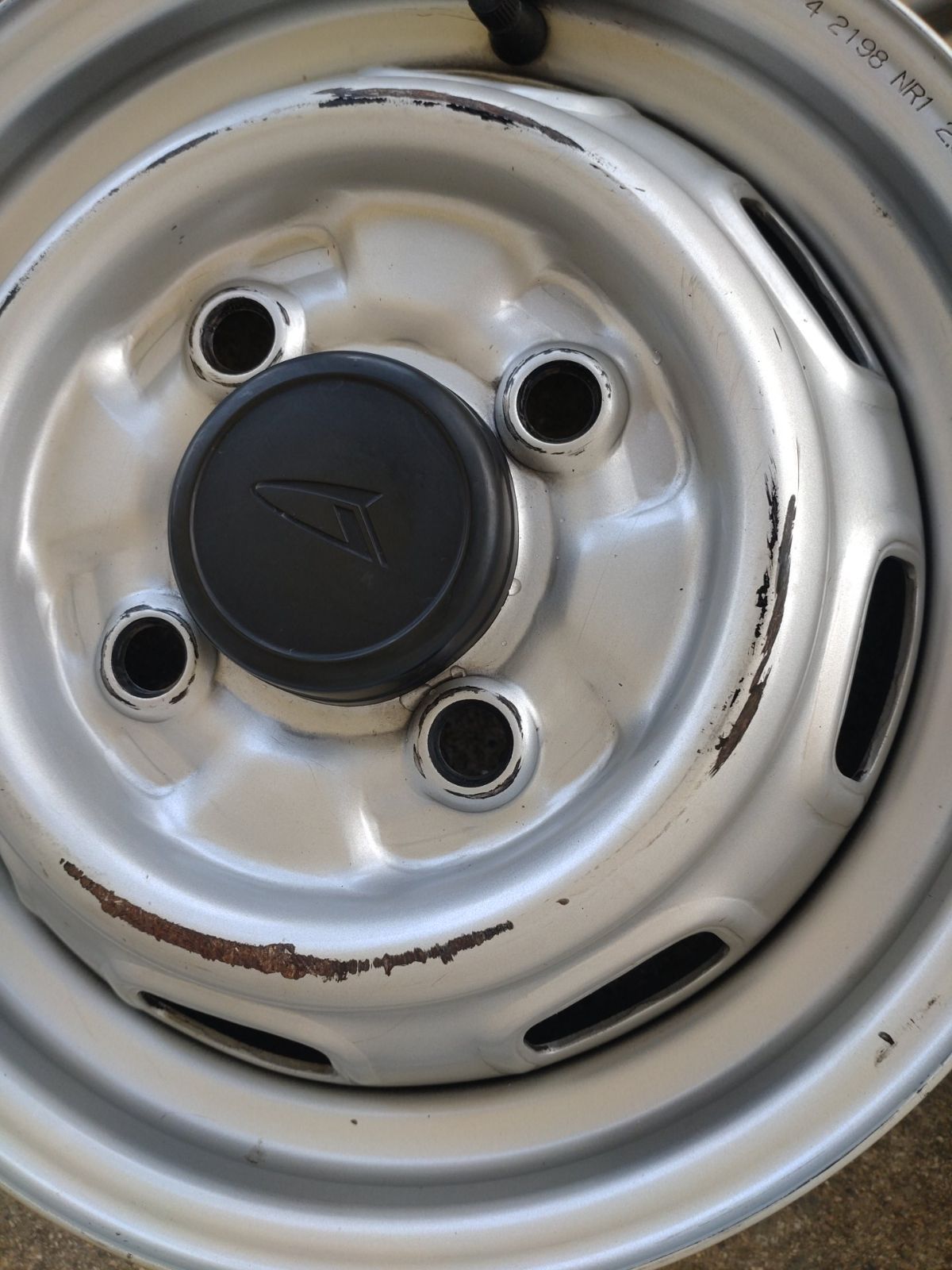 旧ダイハツ 純正アルミホイール 12インチ 4本 4J 4H PCD110 +50