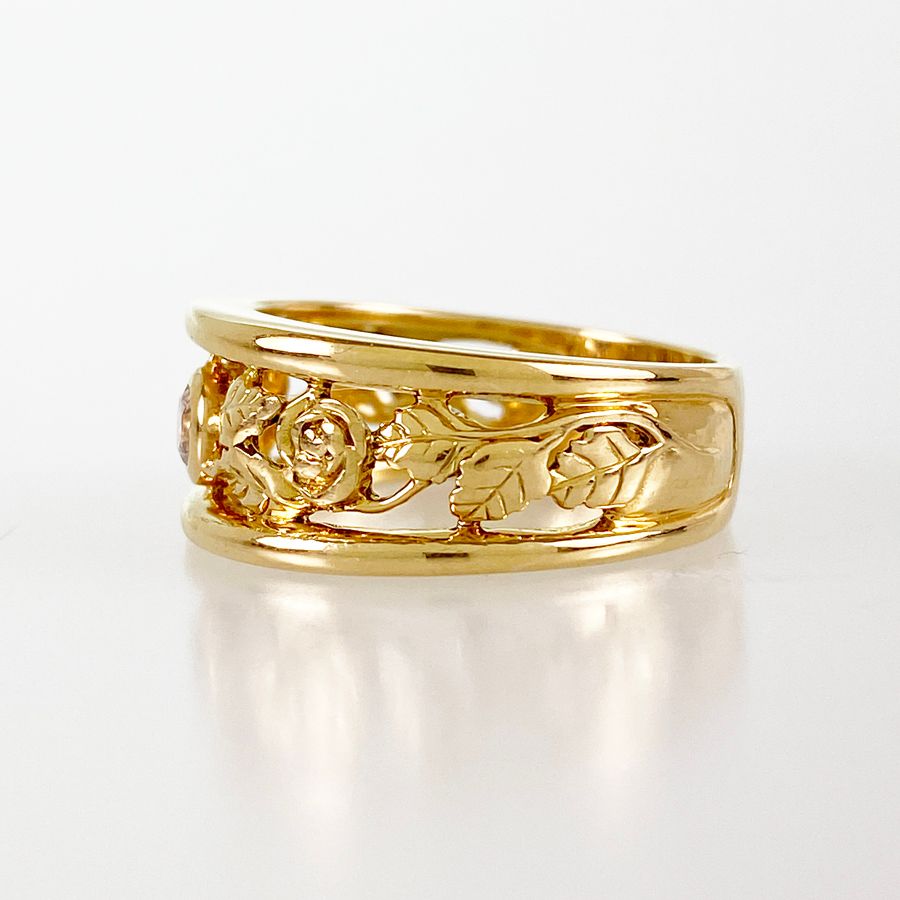 カレライカレラ Carrera y Carrera リング K18YG ダイヤモンド ローズ