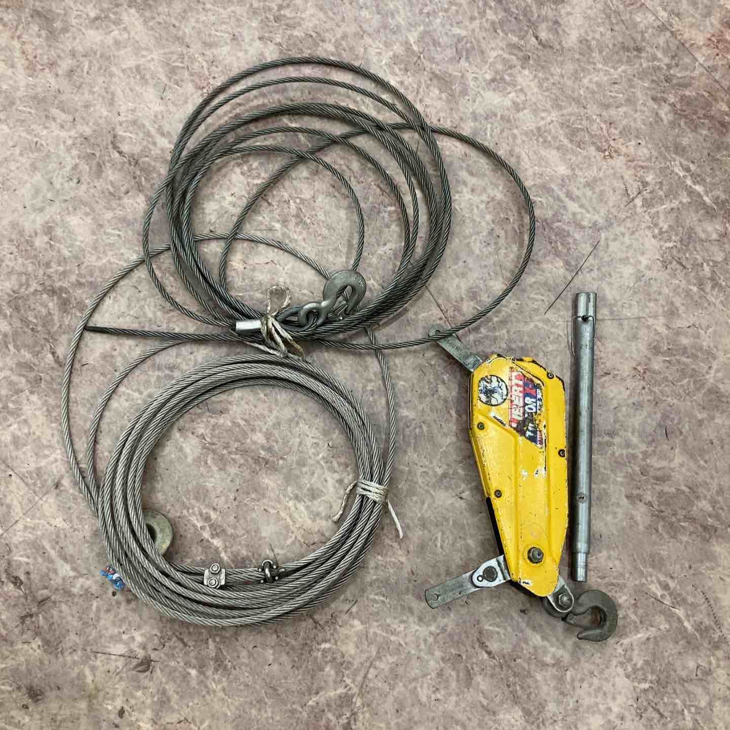 カツヤマキカイ チルホール X-5 自重4kg 最大能力500kg LIBERTY リバティ 手動式ウインチ 所沢店