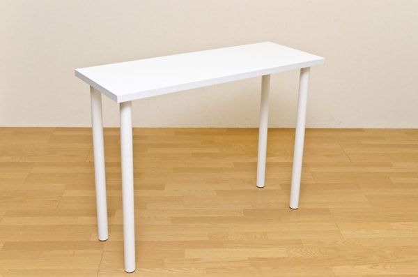 フリーバーテーブル 120×45 TY-H1245WH ホワイト - グラッド