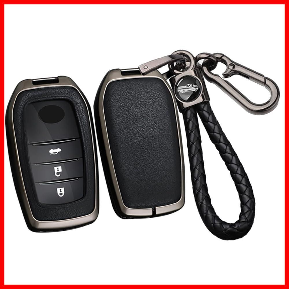 【人気商品】トヨタ向けの スマート キーケース キーホルダー キーカバー キー保護 toyota 新型ハリアー 80系 ヤリスクロス ハイラックス ランドクルーザー200系等に適用 高級 ABS 落ちにく 傷 