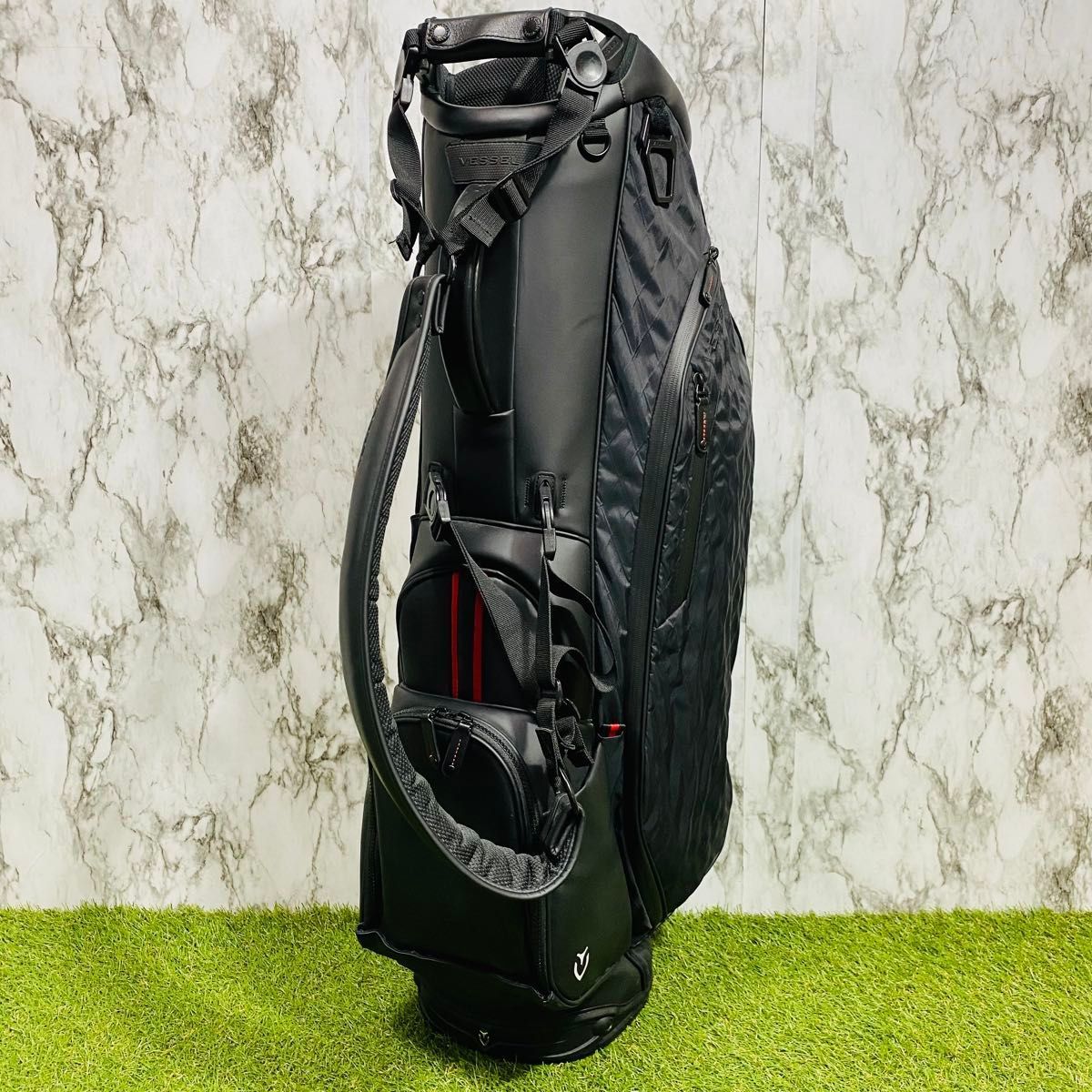 VESSELプレイヤー3.0スタンド 8.5型キャディバッグ 【良品】ベゼル
