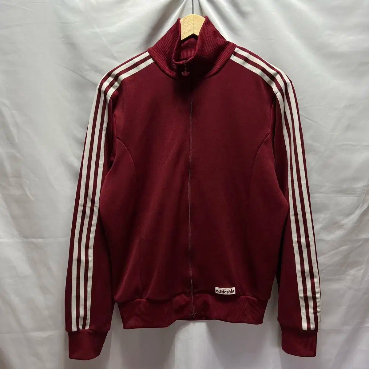 純正品| 95 adidas アディダス 3本線 00s バーガンディー トラックトップス ジャージ ヨーロッパ