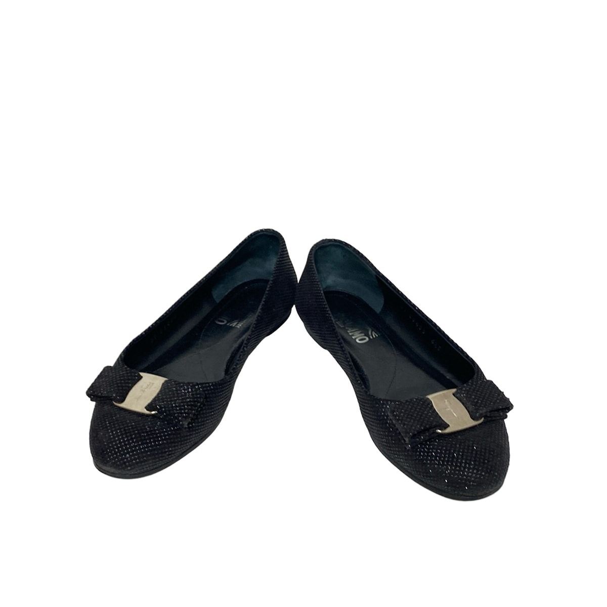 Salvatore Ferragamo ブラックパンプス 4 1/2 D Salvatore Ferragamo ブラックパンプス 4 1/2 D FERRAGAMO（フェラガモ