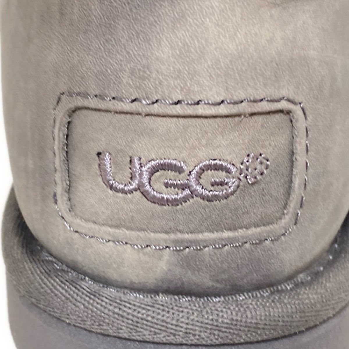 UGG アグ ショートブーツ 24 レディース ロッジ 1013941 ダークグレー×ダークブラウン ムートン KIN-KAAI_COM