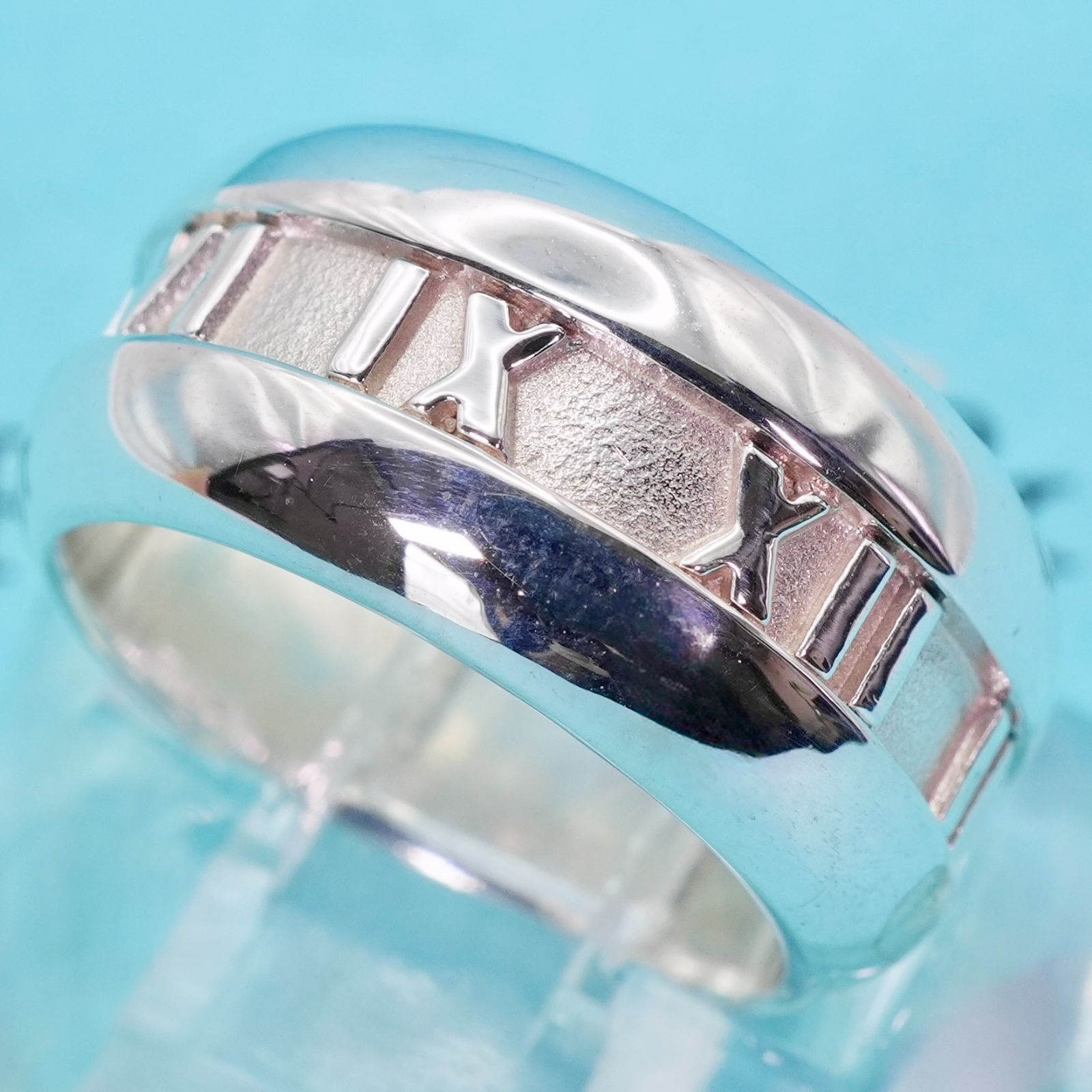 【極美品】ティファニーオープン アトラスピアスドリング指輪9号 TIFFANY&Co. ティファニー ピアスド アトラス ルビー リング #9