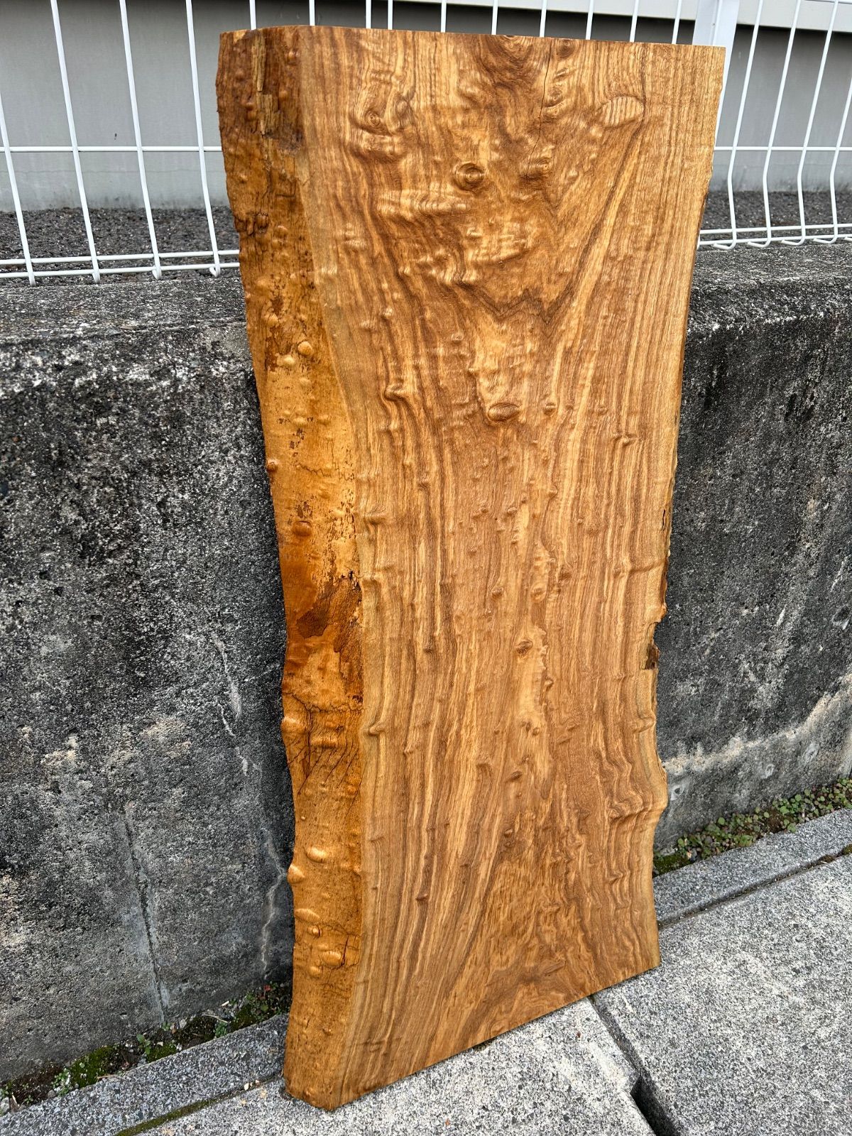 激杢 タモ アッシュ 板 一枚板 無垢材 テーブル 証明書 ＤＩＹ 木工 銘木 素材