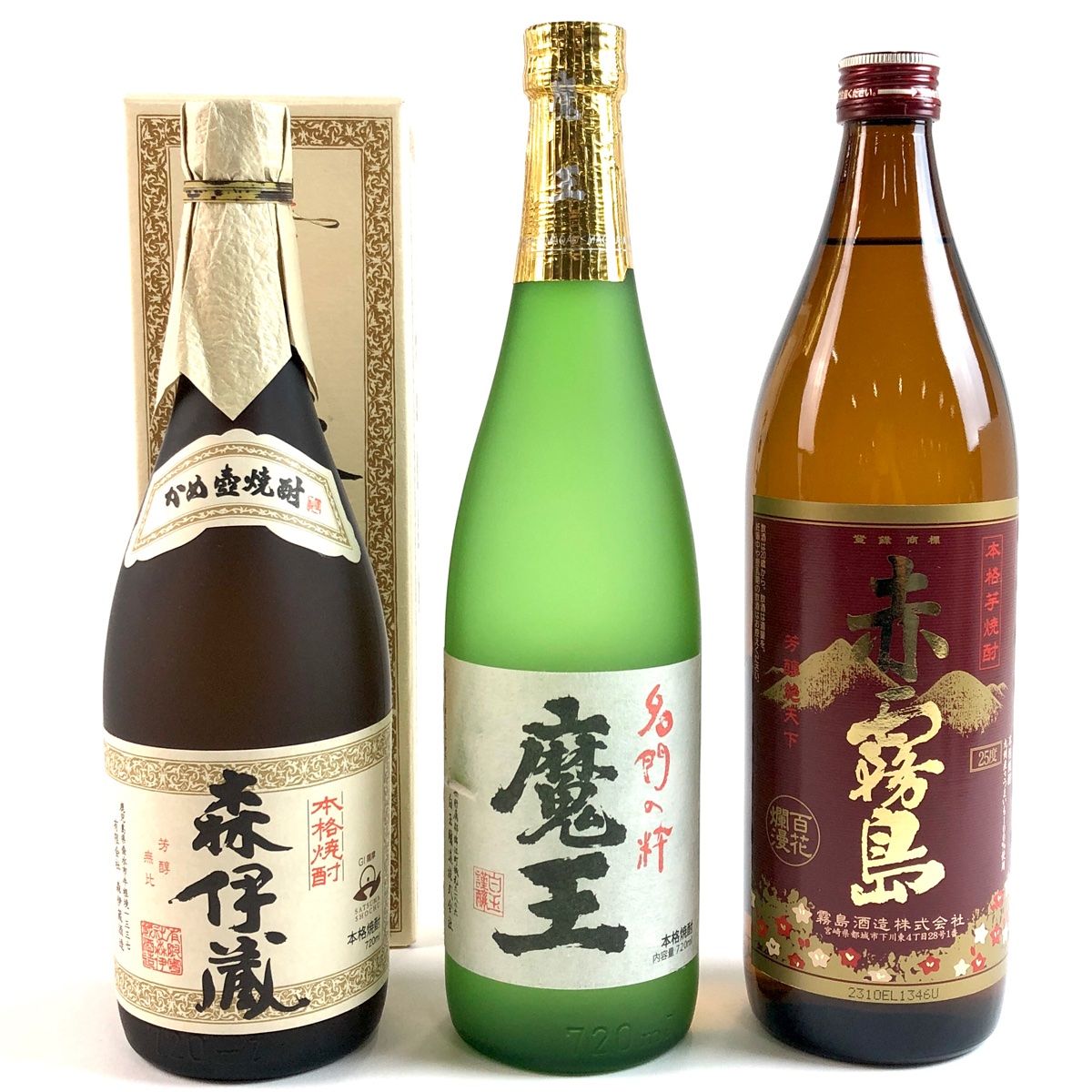 お届け 3本 森伊蔵 白玉醸造 霧島酒造 720ml いも焼酎 古酒