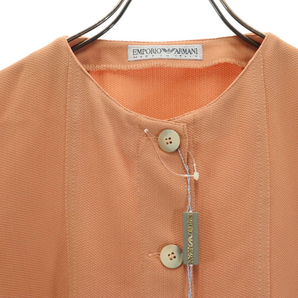 エンポリオアルマーニ 90s 未使用 イタリア製 半袖 オールド ヴィンテージ パンツスーツ 上下 セットアップ 38/40 レディース 240425 エンポリオアルマーニ 90s 未使用 イタリア製 半袖 オールド