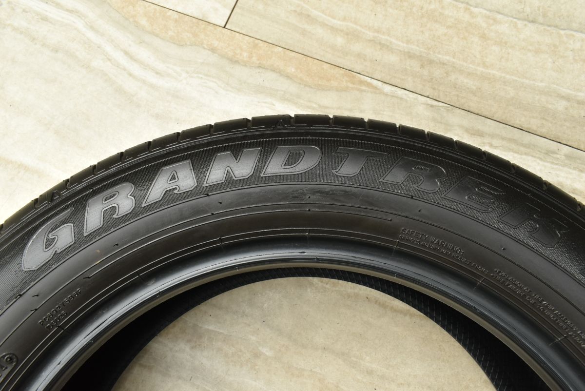 バリ溝 2024年製】ダンロップ グラントレック PT30 225/60R18 4本 