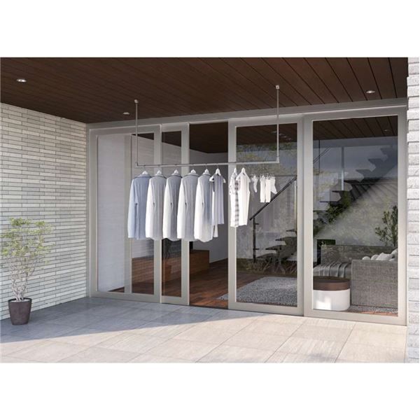 川口技研 軒天用物干 SPU型 SPU-6518-ST ステン 高さ650mm SKLAD-KIRPICHA_RU