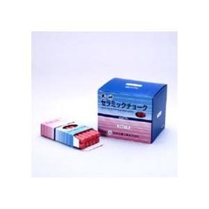 まとめ 日本白墨天神印セラミックチョーク 炭酸カルシウム製 赤 CCH-2 1箱 80本 ×5セット