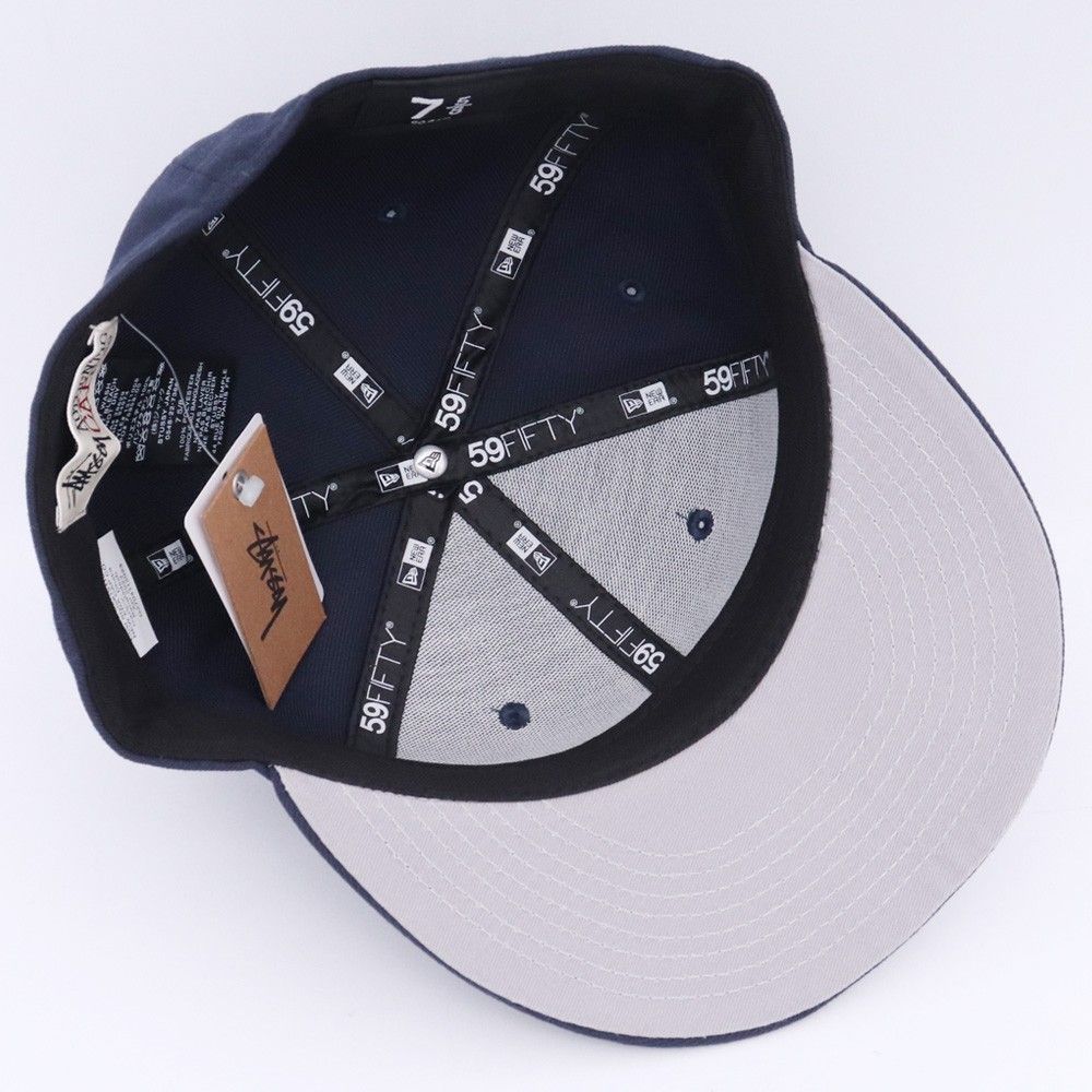 未使用 STUSSY × NEW ERA 59FIFTY NY AUTHENTIC CAP サイズ7 5/8
