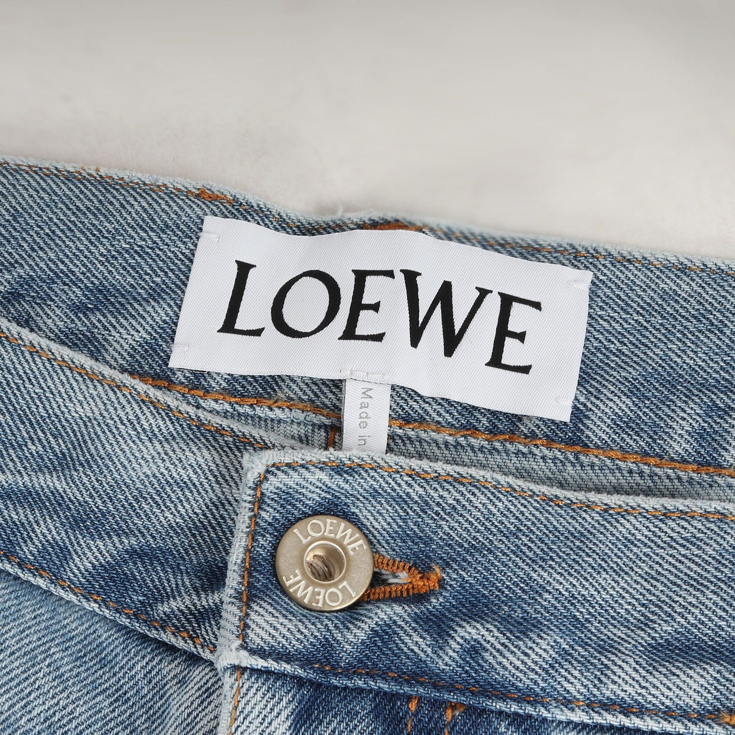 新品 LOEWE ロエベ パンツ サイズ:46 23AW ウォッシュ加工 